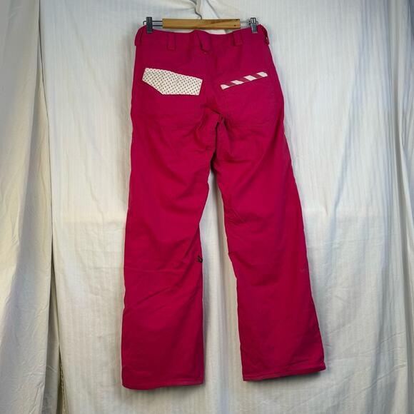 Volcom Carbon Waterproof Snow Pants Women’s Size X-Small Bright Pink Nylon Ski - Picture 3 of 10